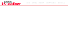 Tablet Screenshot of flashbackbarbershop.com